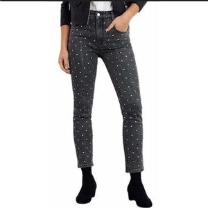 Anthropologie PILCRO Gem Stones Slim Jeans